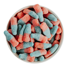 Bouteilles gomme balloune sablées