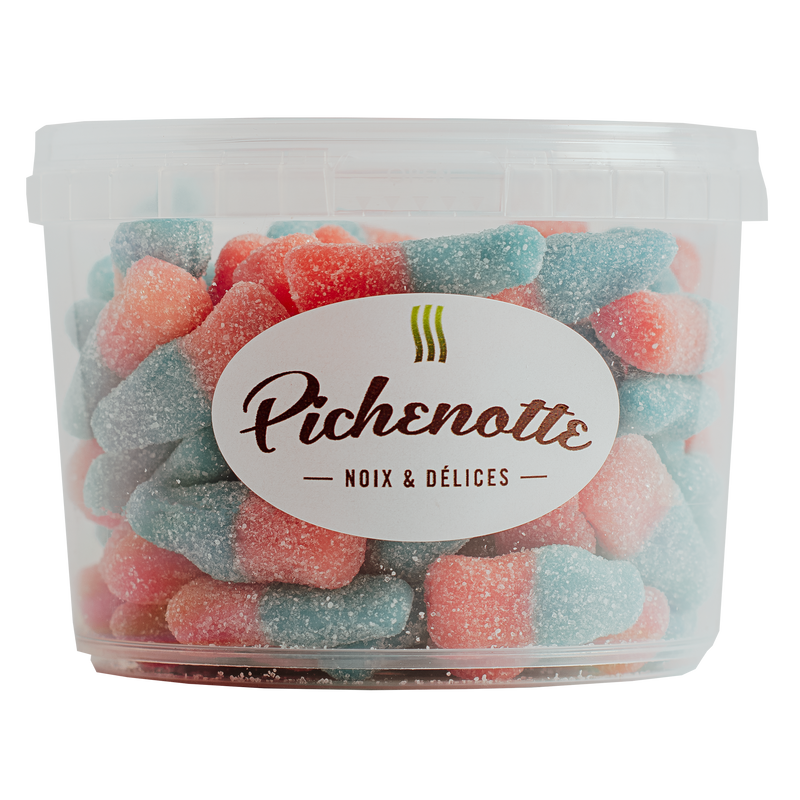 Bouteilles gomme balloune sablées