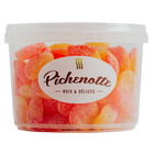 Pêches en tranches sablées